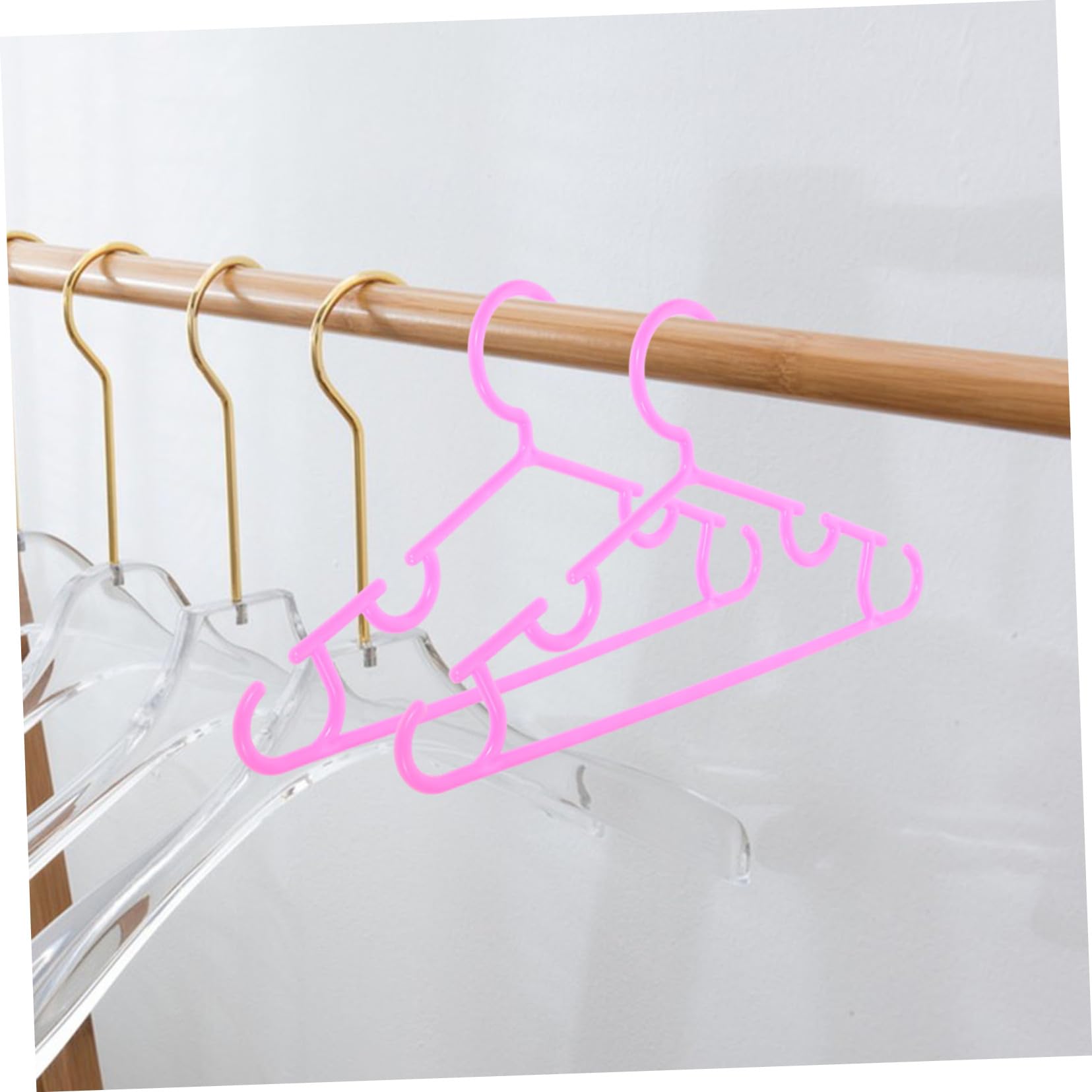 MAGICLULU 40 Piezas De Perchas para Niños Perchas para Niños De Ropa para Percha De Tela Pesadas para Faldas Perchero De Plástico para Bebés