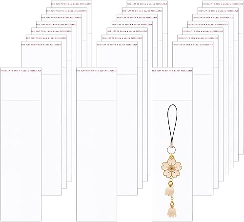 BornFeel Bolsas largas de celofán de 2 x 6 pulgadas, 100 bolsas adhesivas transparentes para violonchelo, bolsas de polipropileno autosellantes de 1 disponible en Yaxa Colombia