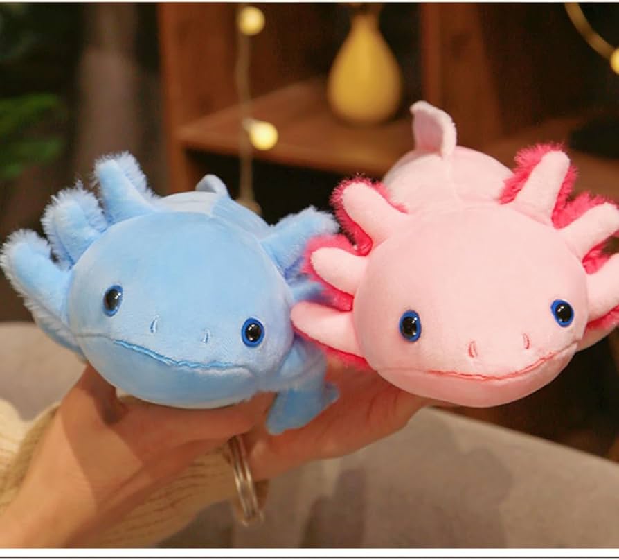 Amazon｜ウーパールーパー ぬいぐるみ 海洋生物 お誕生日 抱き枕