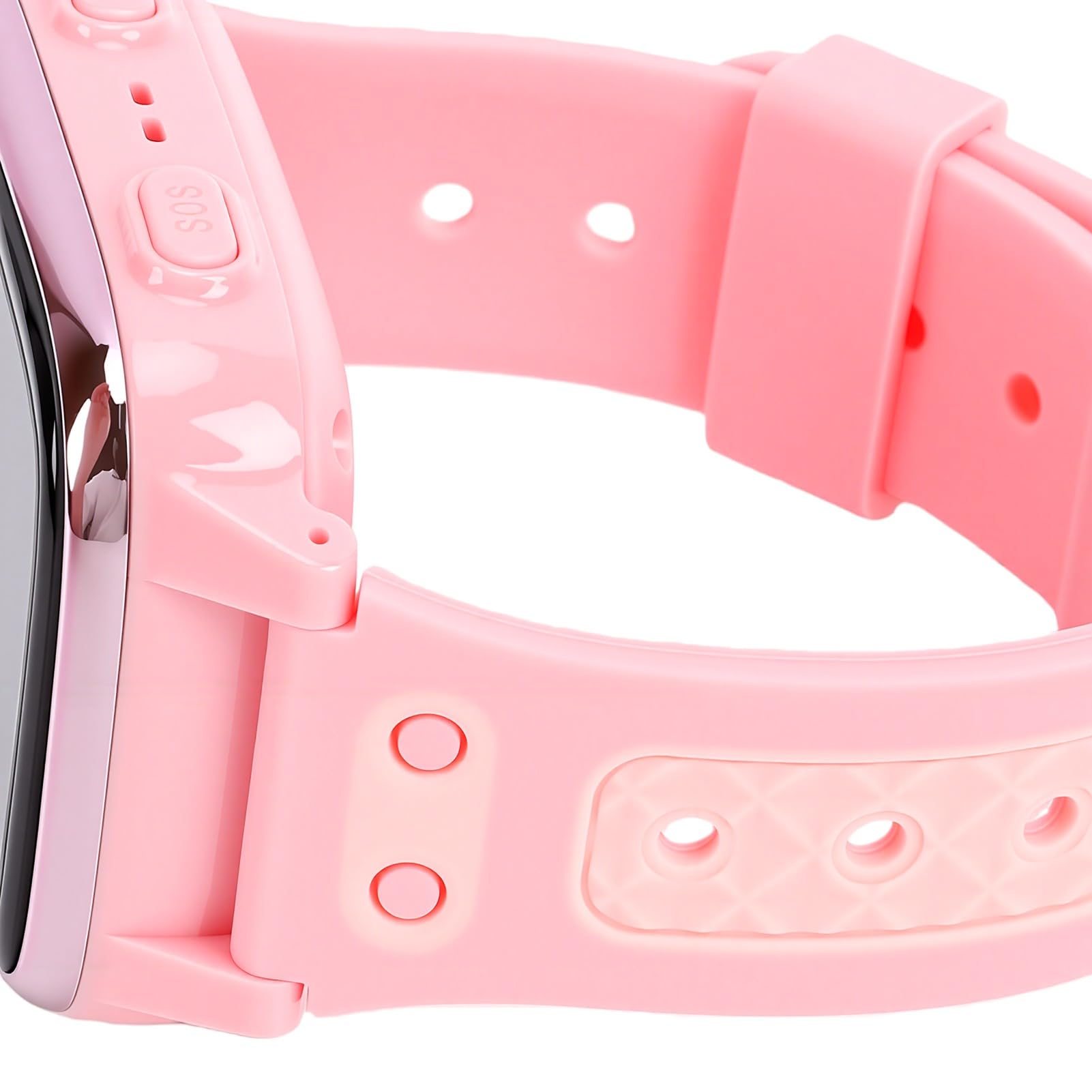 banapoy Reloj Inteligente para Niños 4G LTE con Videollamada (Pink) | Pantalla Táctil de 1,83 Pulgadas, Resistente Al Agua IPX7, Batería de 730 MAh, Alarma SOS, Modo Aula