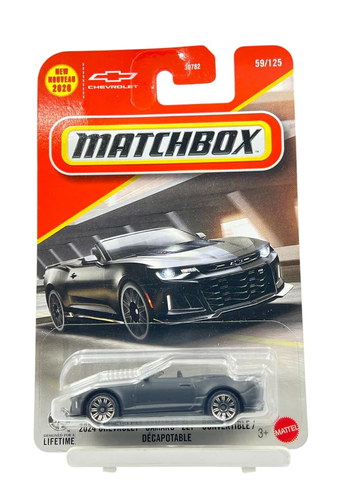 Matchbox 1:64 Scale 2024 Chevrolet Camaro ZL1 Convertible for 3