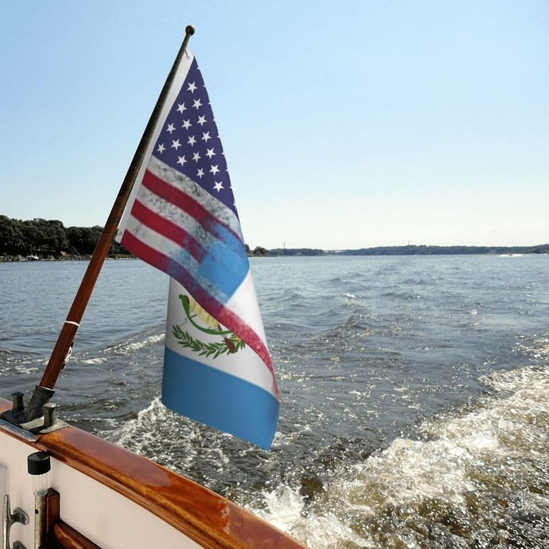USA Guatemala FLAG 3x5 Double-sided printing-US Polyester Flag-Vivid Color and UV Fade Resistant-Canvas Header
