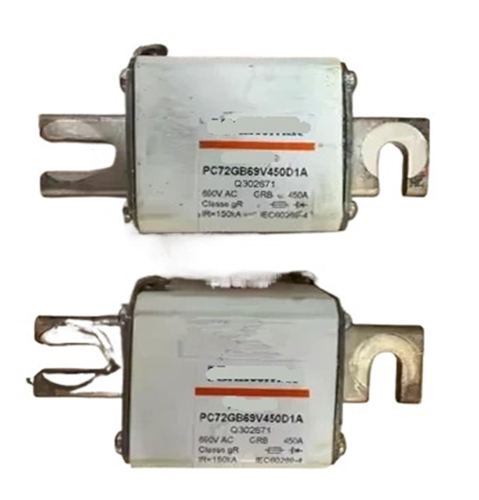 Fusible PC73GB69V550D1A R302672 cartouche protection surtension triphasé