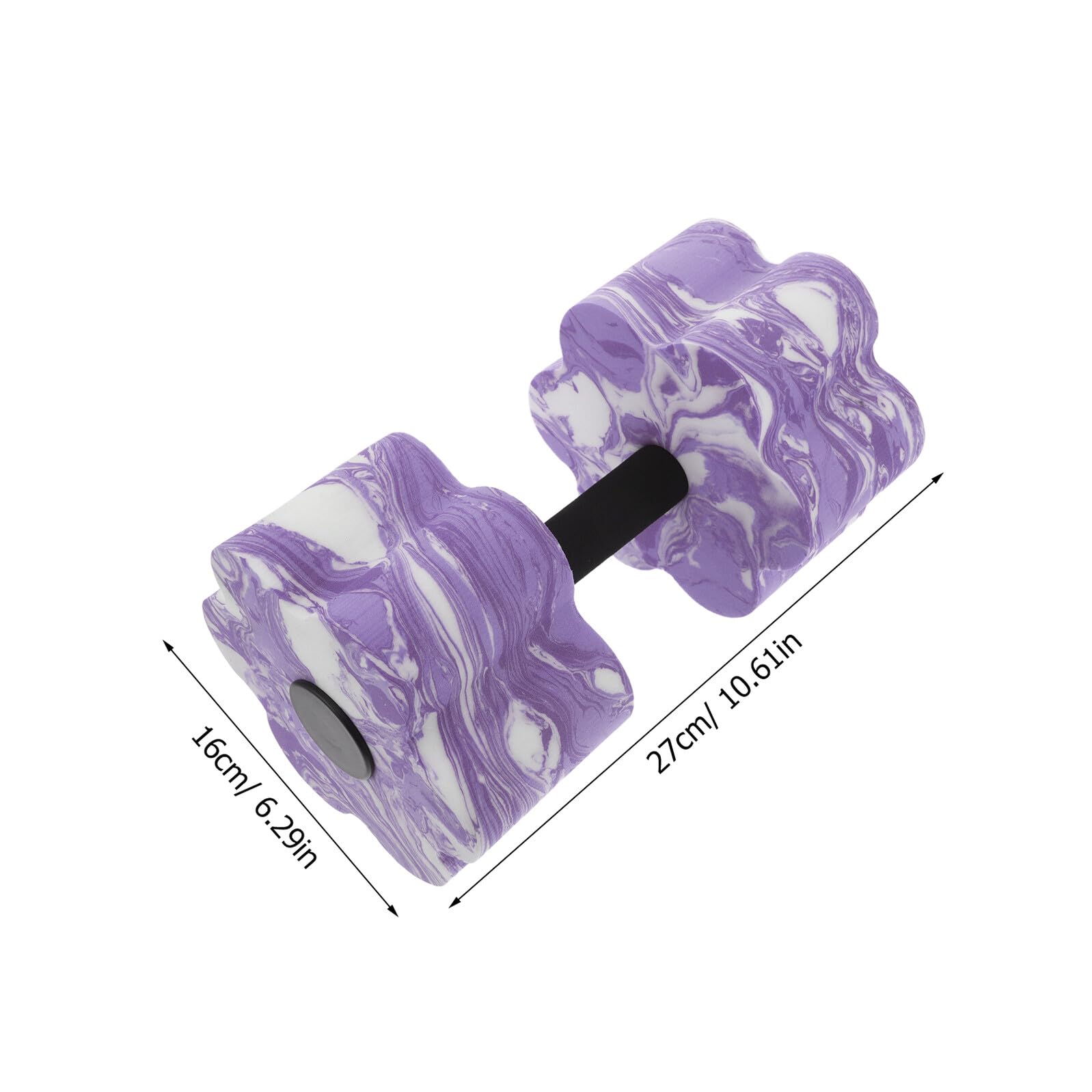 Levemolo Manubri da Nuoto in Eva 2 Unit con Manico per Yoga e Allenamento di Stabilità, Attrezzi per Acquagym Piscina per Vacanze Estive e Fitness in Acqua