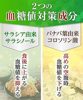 Amazon | 3ヶ月分 血糖セーブW 食後に上がる血糖値を抑える 健常