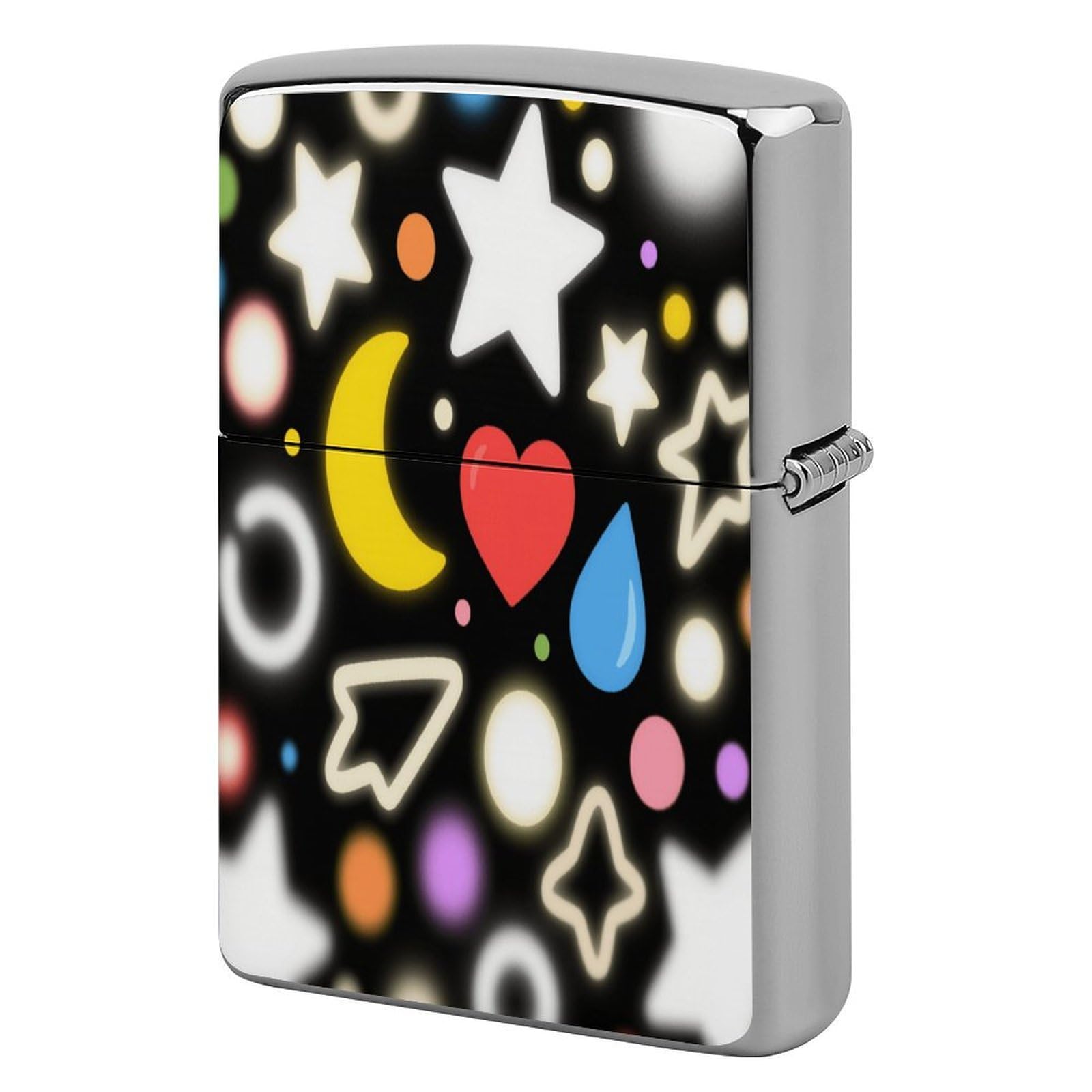 Fekiloot Style Irregular Pattern Lighter Case Cover Metal Lighter Case