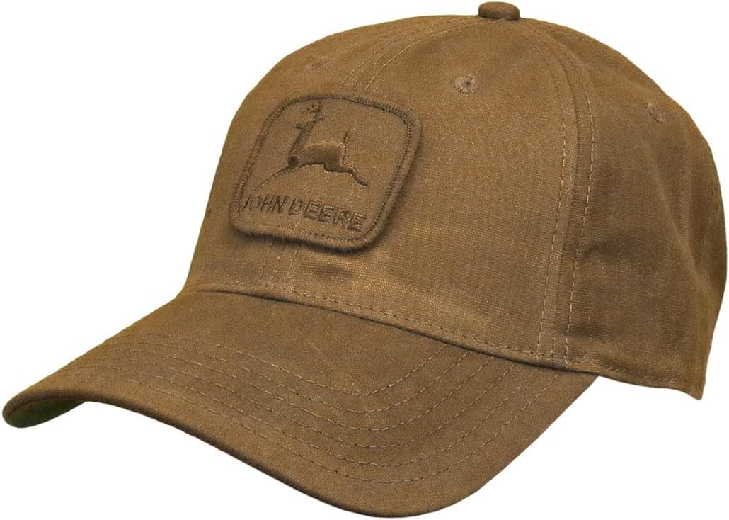 Workwear Waxed Canvas Hat W/Patch, Brown