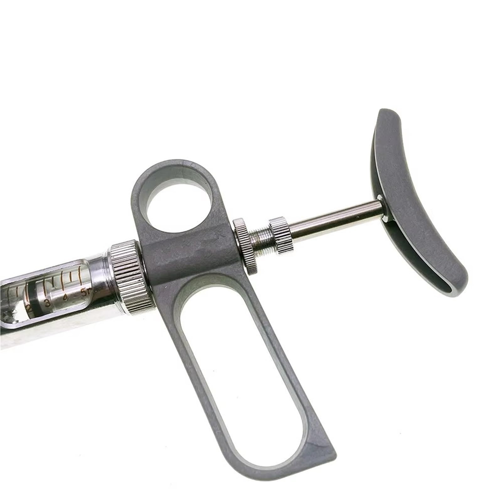 Dispensador De Medicina Veterinaria Dispositivo De Jeringa Vacuna Inyección Continua Ajustable Para Animales 2ml 5ml 10ml Clínica Prevención Para Compañía(5ml)