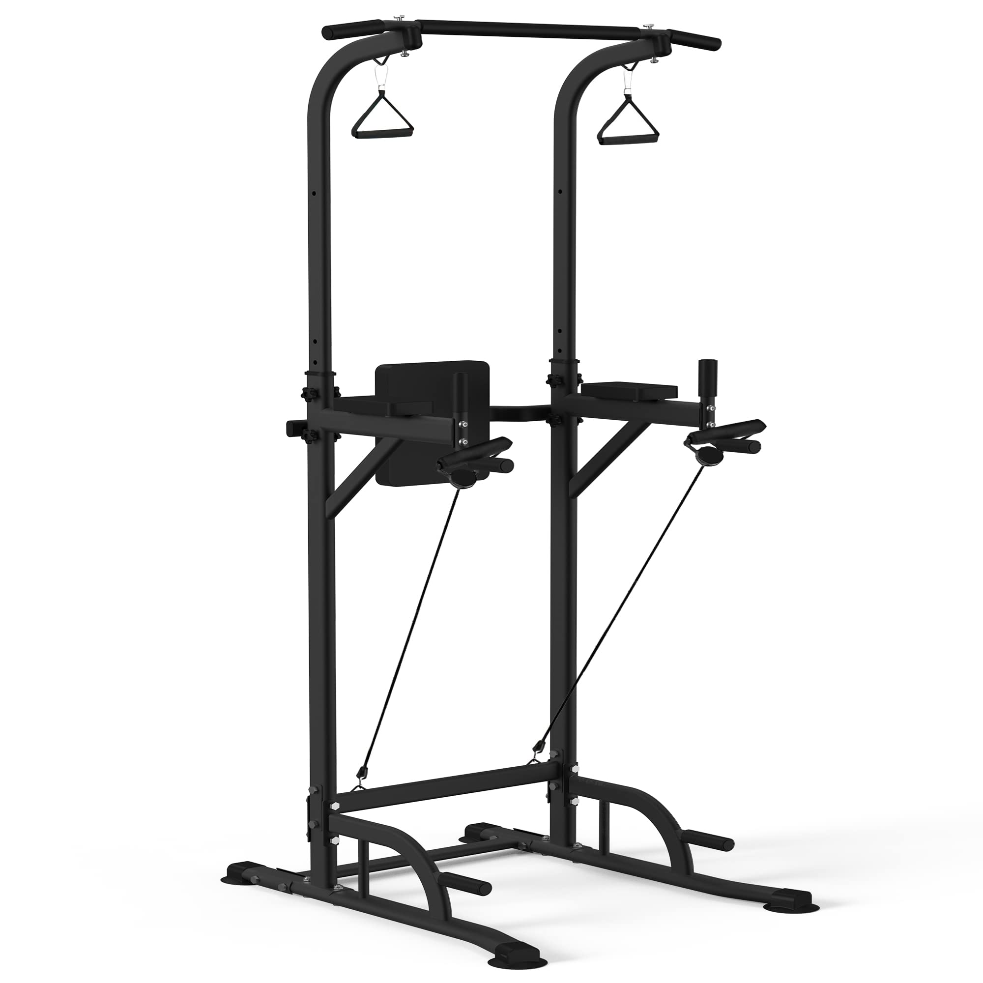 Pull Up Bar,Power Tower Dip Bar Station Pull Up Bar Free Standing For Fitness Home Gym Workout, Multi-Function Adjustable Strength Training Fitness Equipment, 350LB Weight Capacity
