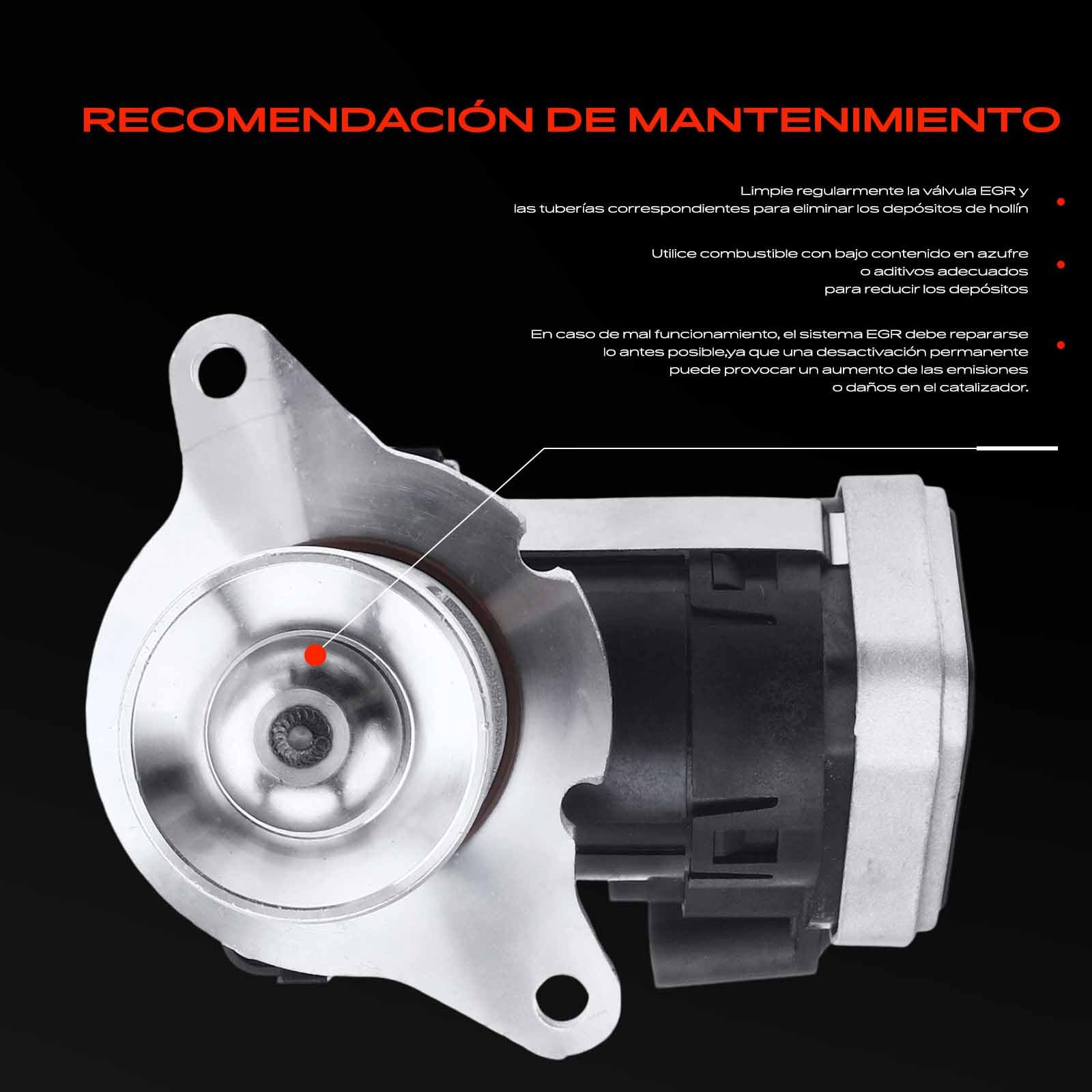 Frankberg Válvula EGR Diesel Compatible con Vito Bus W639 2.2L Vito/Mixto Furgoneta W639 2.2L Clase E W211 2.2L Clase E T-Model S211 2.2L CLClase C CL203 2.2L Replace# 6461400960