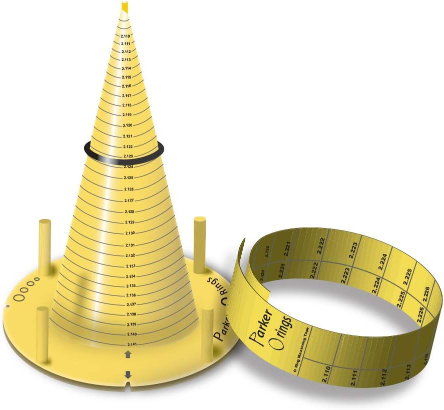 Parker O-Ring Sizing Cone - Rubber - O-ring Measurement Tool - Sizing Tool - O-ring Sizer - 1 Count