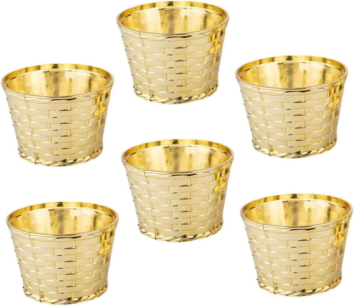PRETYZOOM 6pcs Christmas Tree Stand Base Sturdy Support for Artificial Xmas Trees Smooth Design for Stability for Desktop Use Decorative Woven