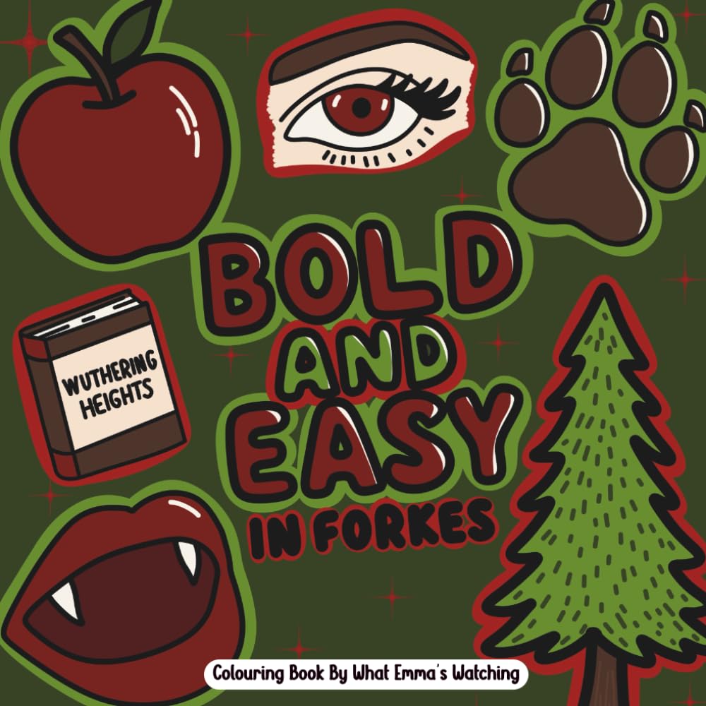 Bold And Easy In Forkes: What Emma's Watching (Colouring Detail Practice Books)