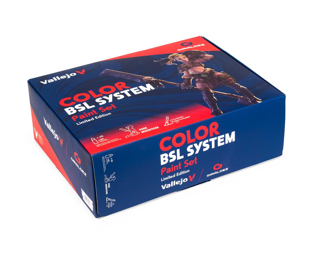 Vallejo Farbset BSL-System Modell, Mehrfarbiges Farbenspiel für Malerei und Bastelarbeiten, Ideal für Künstler und Hobbyisten, 12-teilig (72183)