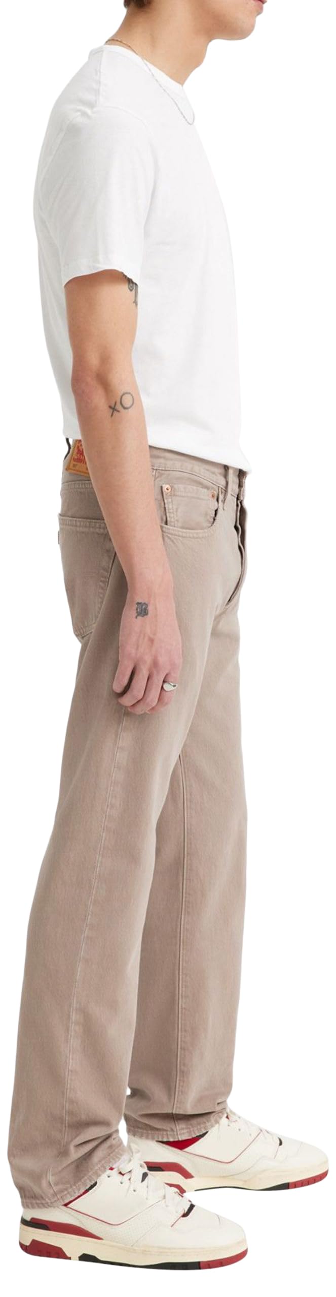 Levi's 501 Original Fit, Jeans Uomo, All Beige, 34W / 32L