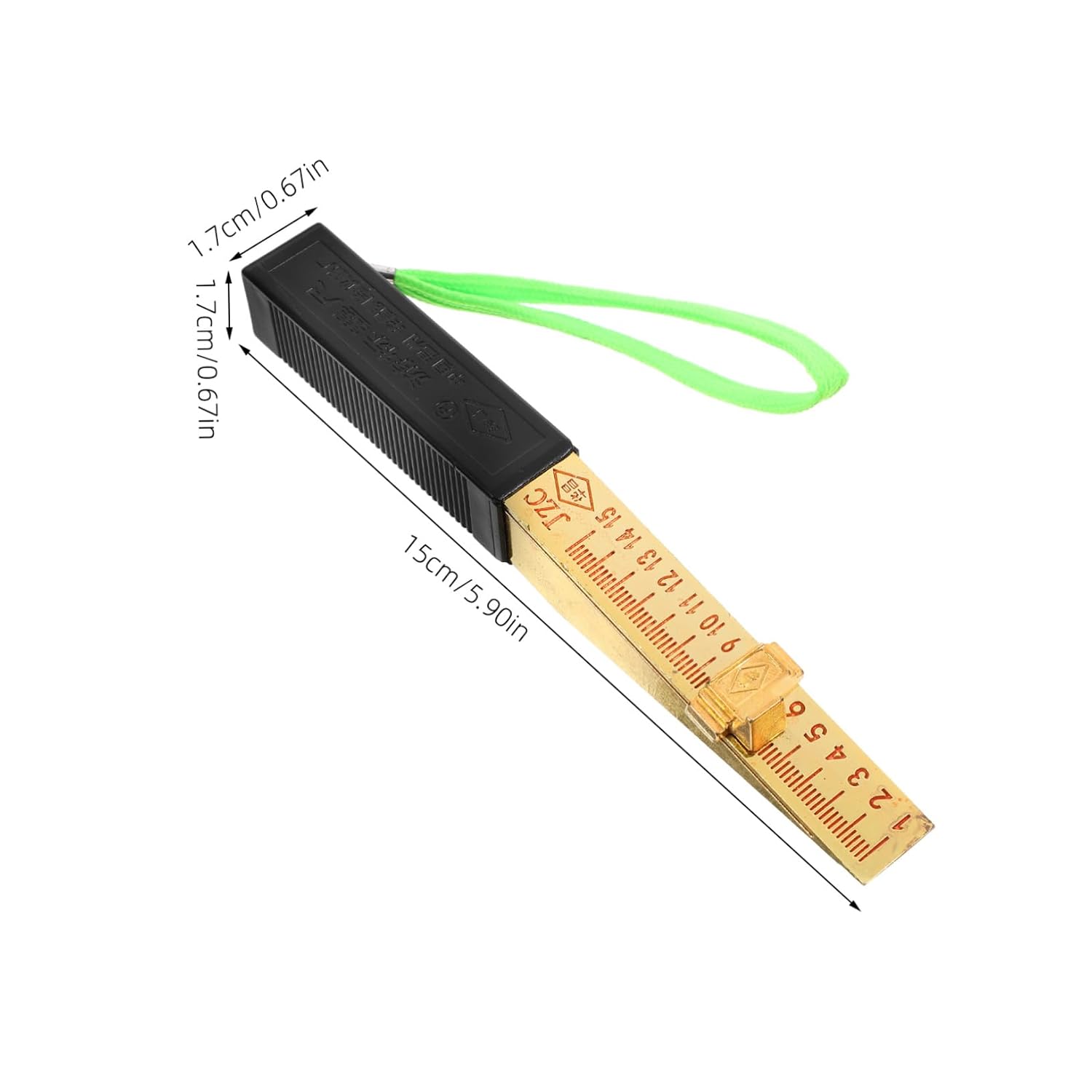 Portable Feeler Gauge for Gap Measurement Tapered Flatness Measuring Tool 0.2mm Precision for House Engineering Inspection and Flatness Checking