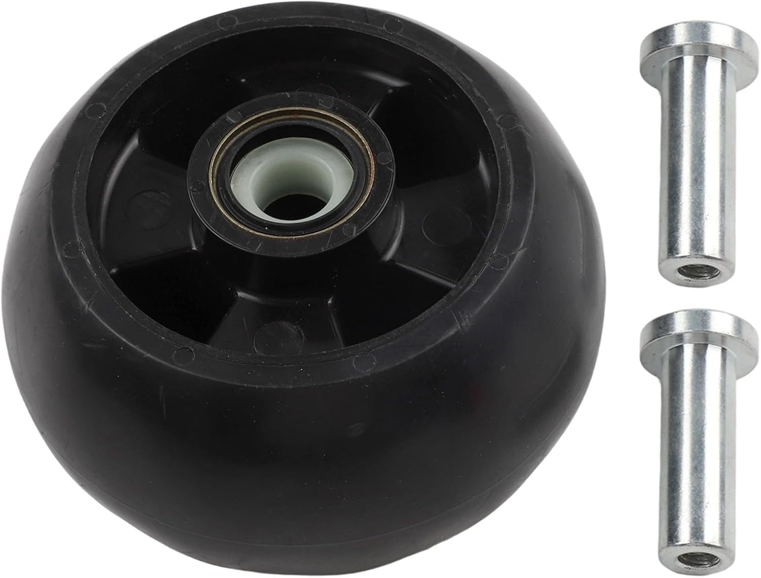 Plastic Deck Measuring Wheel Kit AM125172 Compatible with AM124706 210-300 for Lawn Mower Parts Outdoor Measuring(2PCS)