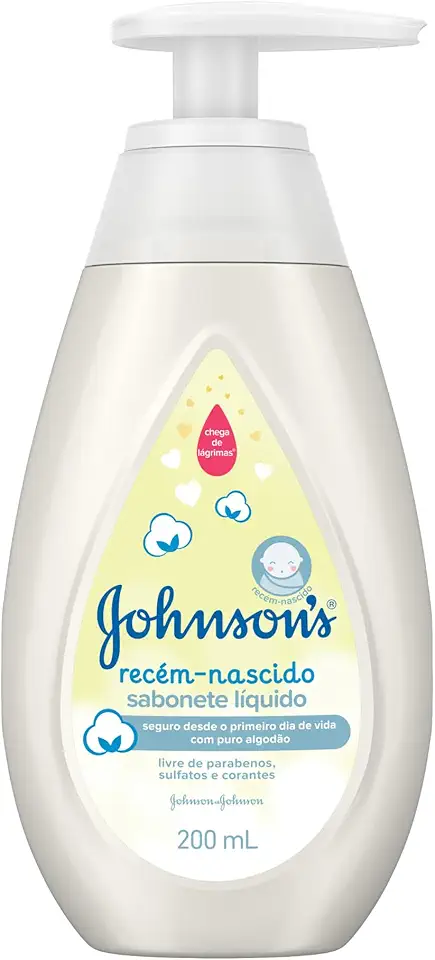 Johnson's Baby Sabonete Líquido Recém Nascido, 200ml