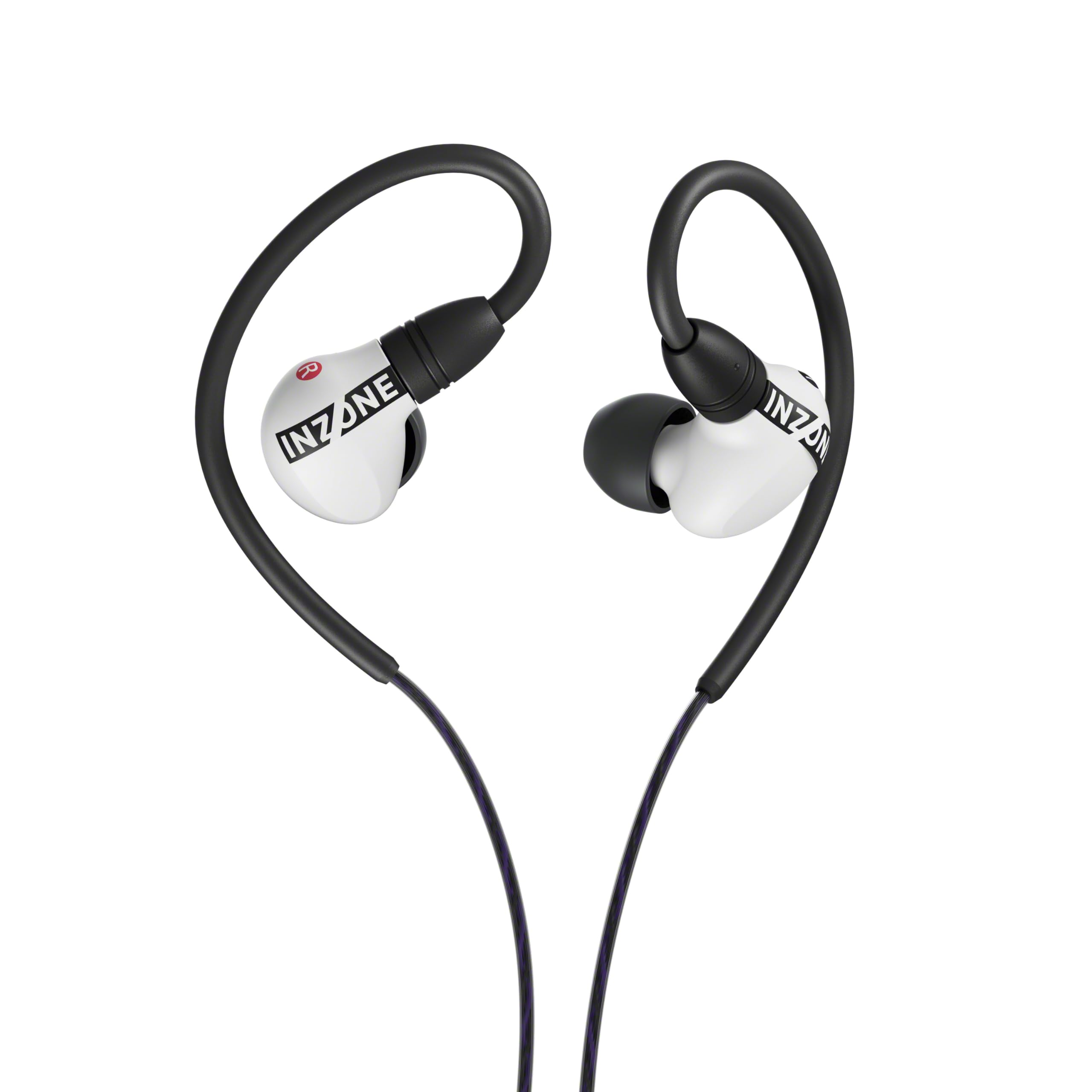 SonyINZONE E9 Wired in-Ear Monitor for Gaming, Tuned for FPS Games, Sound Isolating Earbuds, Comfortable Fit, Low Profile Design, 360 Spatial Sound, Case Included, Developed with Fnatic, White