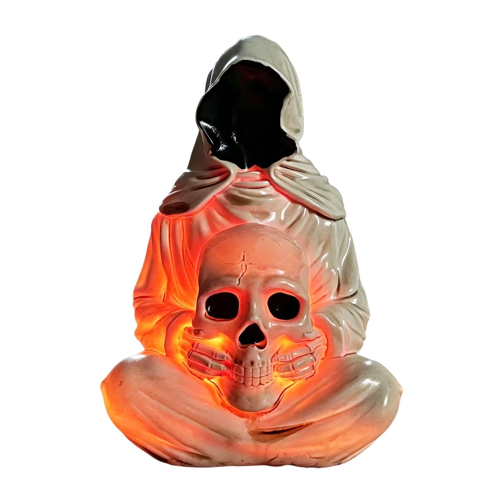 Statue Lumineuse Halloween Faucheuse pour entrée d'accueil et salon