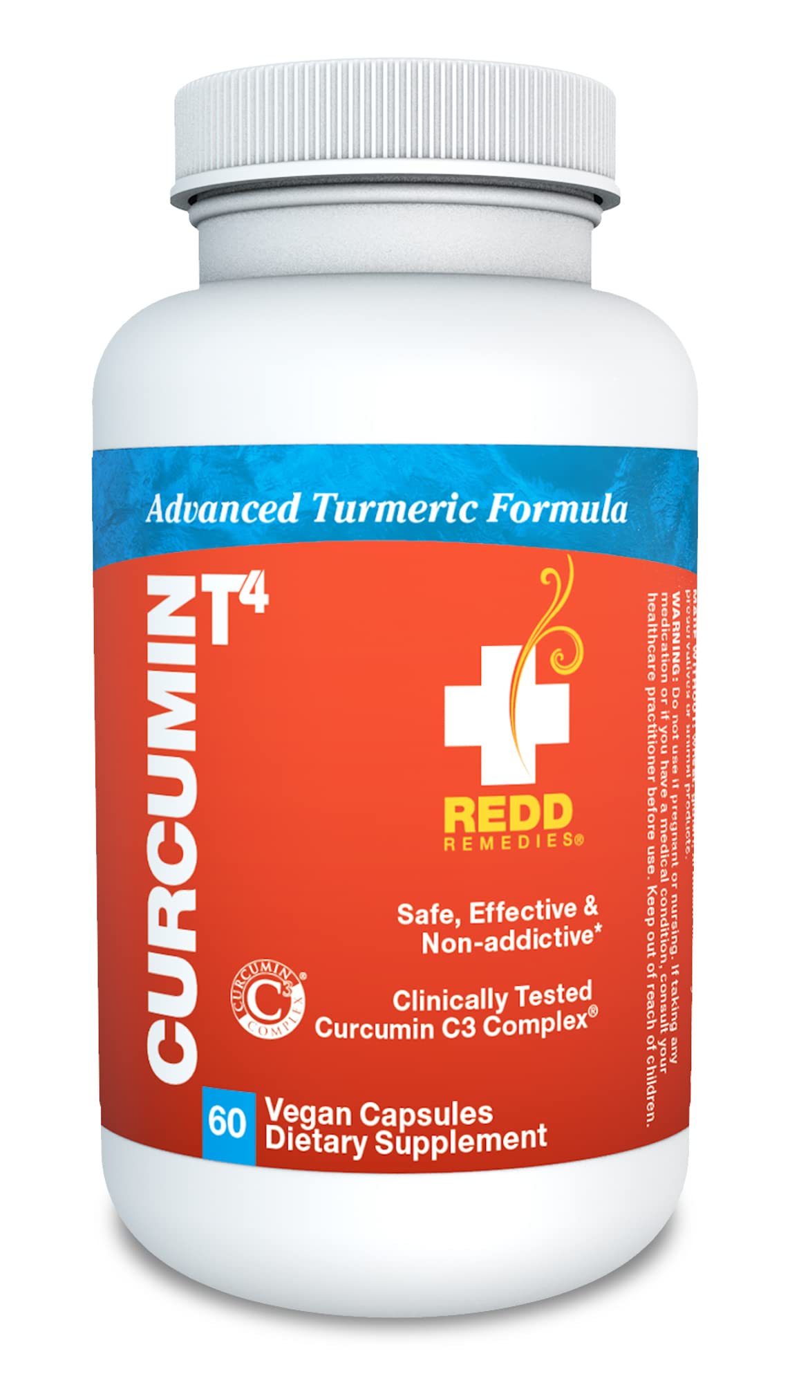 Redd Remedies - Curcumin T4, Promotes Harmony Between Body and Mind, 60 count