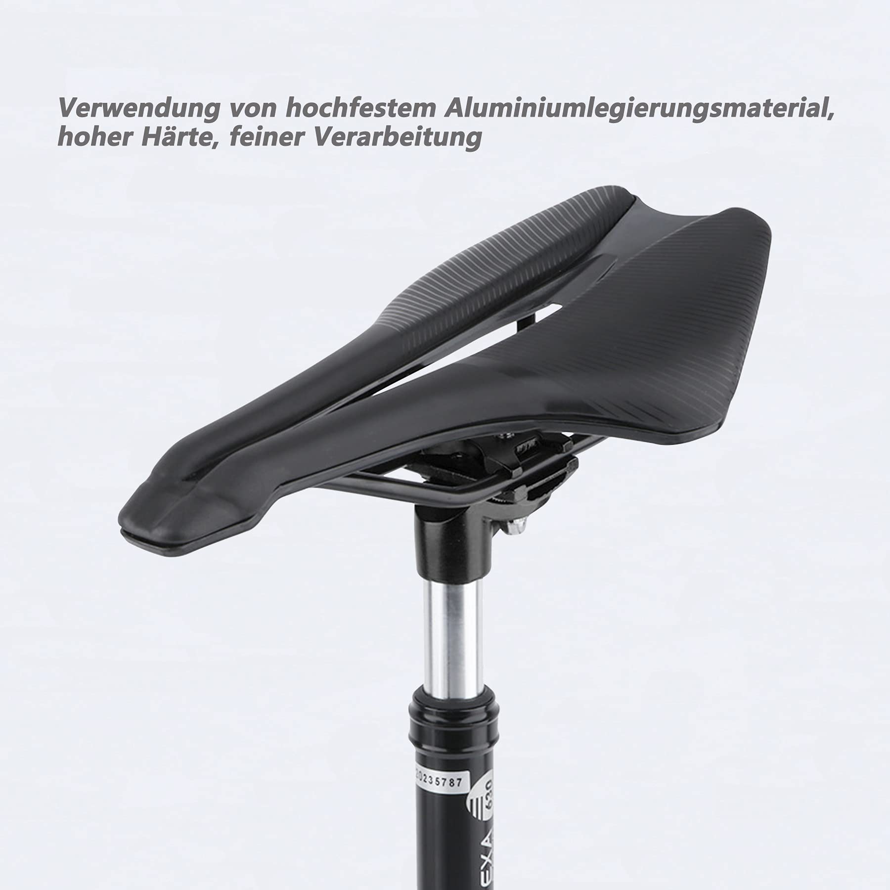 Tubo de Asiento con Amortiguador de Resorte, Aluminio, 27,2/30,9/31,6 mm, 350 mm