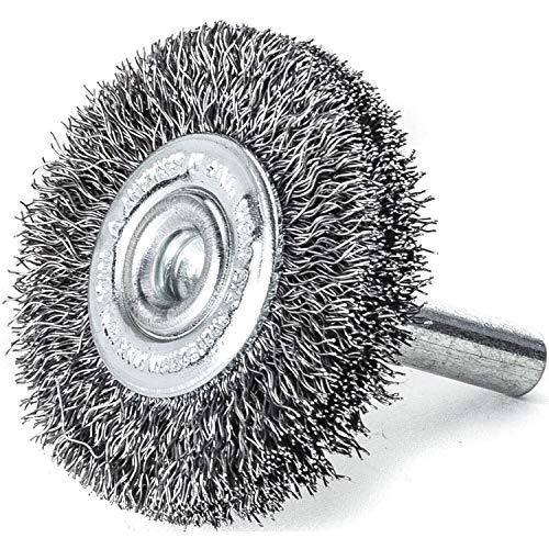 Less Muñeco 415163 entrostung Cepillo, alambre de acero, tamaño 50 mm x 18 mm x 6 mm Cover