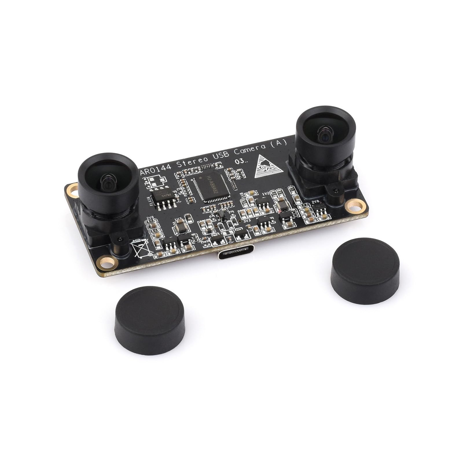 Industrial AR0144 - Módulo de cámara doble de 2 MP, lente sin distorsión para detección rápida de objetos, accesorios de cámara con poca luz