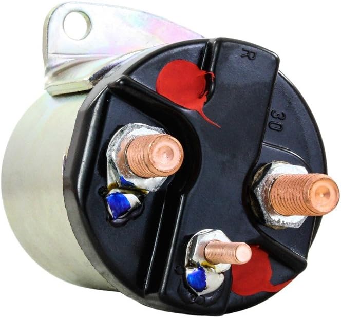 RAREELECTRICAL New Starter Solenoid Full Length Stud Compatible With 1965-1988 Harley-Davidson Big Twin Fl Flh Fx Fxe Flhc And 1967-1980 Sportster Xl 71469-65 71473-77 Saj4003a Saj4003b 7146965 1000Cc