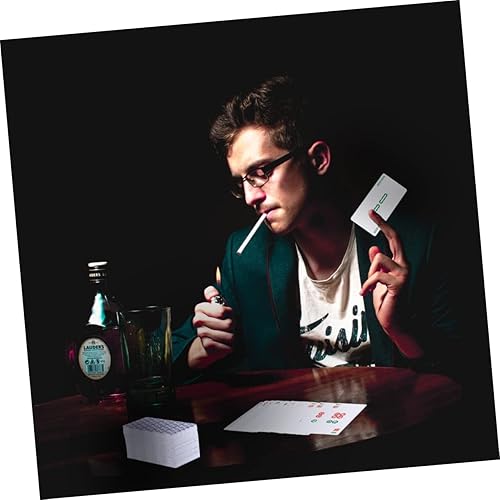 Miniatura 2 de Toyvian Mah-jongg - Tarjetas ligeras, 1 juego de cartas Mah-jongg, accesorios de entretenimiento, impermeables, para viajes, póquer a prueba de