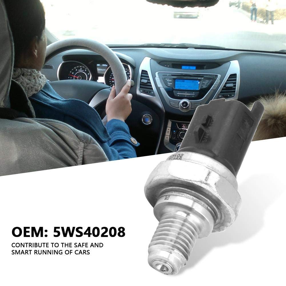 Aramox Sensore di Pressione Rail Carburante, 5WS40208 Sensore Alta Pressione Rail Carburante per Note MPV SUV 2007-2012