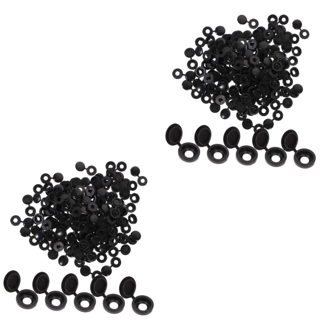 VILLCASE Sets Pp Material Dustproof Screw Cap Covers for Truck Bed Frame Hole Plugs Black Pcs