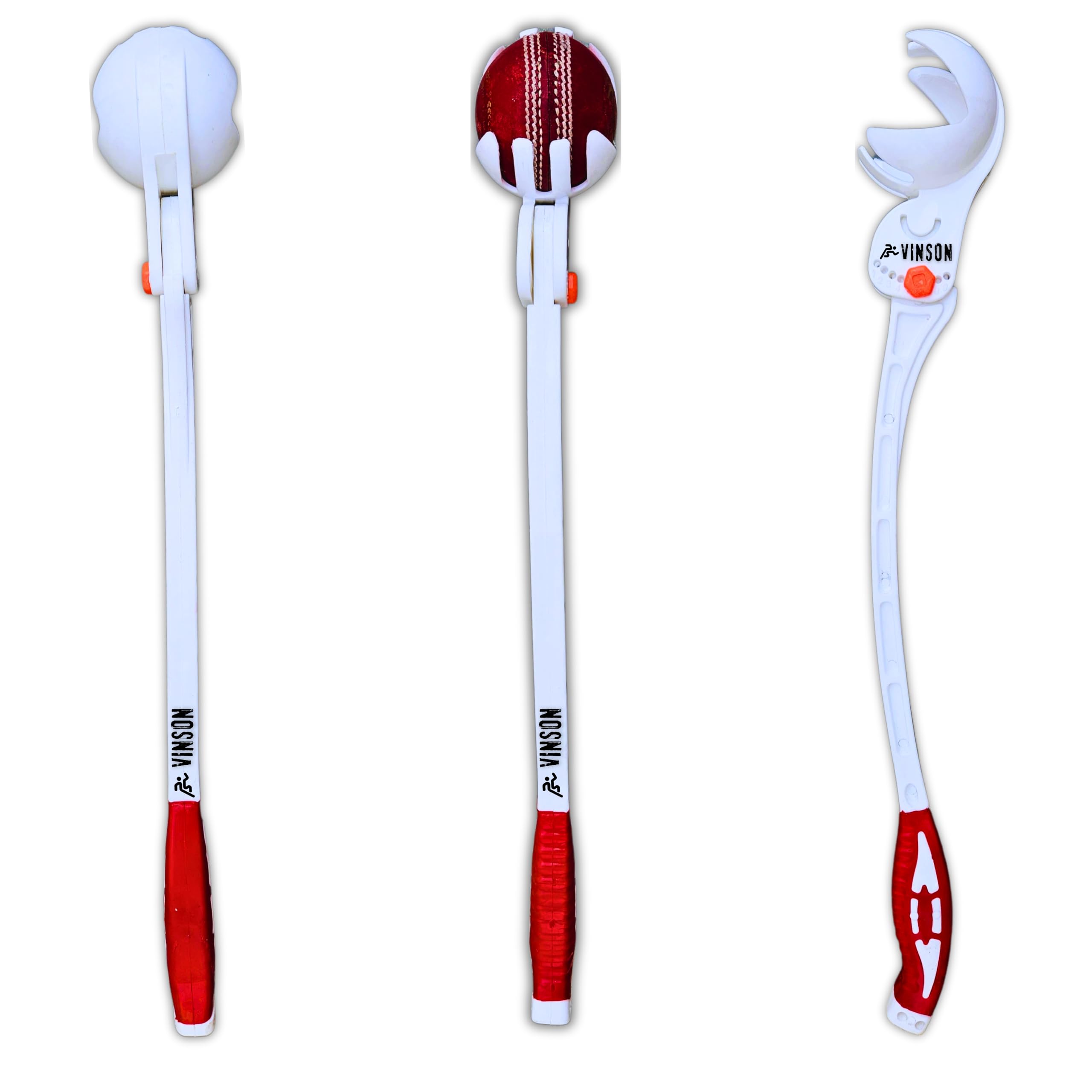 VINSON Cricket Adjustable Side Arm Thrower with Multi-Angle Adjustment Function Upto 9 Different Angles,Height -21", Suitable for Leather, Tennis & Synthetic Balls.-image-22