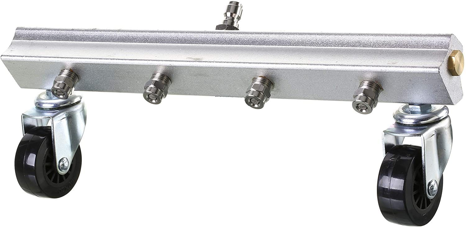 AQSON Pressure Washer Water Broom, 13 Inch Power Washer Cleaner, Sweep Driveway, Sidewalk, Deck, 4000 PSI