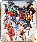 The Northwest Company DC Comics Justice League Superhero Justice Run Silk Touch Throw Blanket 50' x...