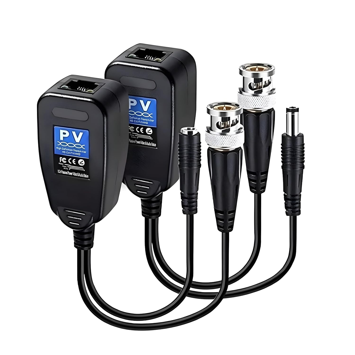 Swiztek 8MP Passive BNC to RJ45 Network Transceiver – HD Video Balun for CCTV Surveillance, BNC to Ethernet Adapter, Compatible with Cat5/Cat6 Cables-image-40