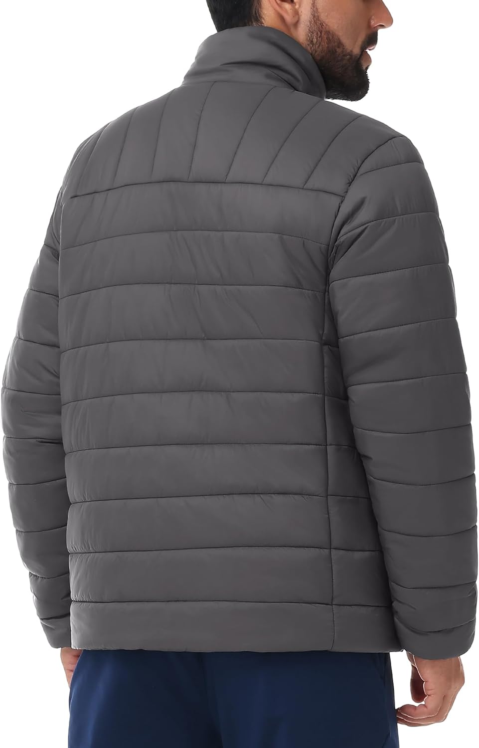 MIER Puffer Jacket for Men Lightweight Packable Winter Snow Jackets Water-resistant Warm Insulated Windproof Puffy Coats - Image 3