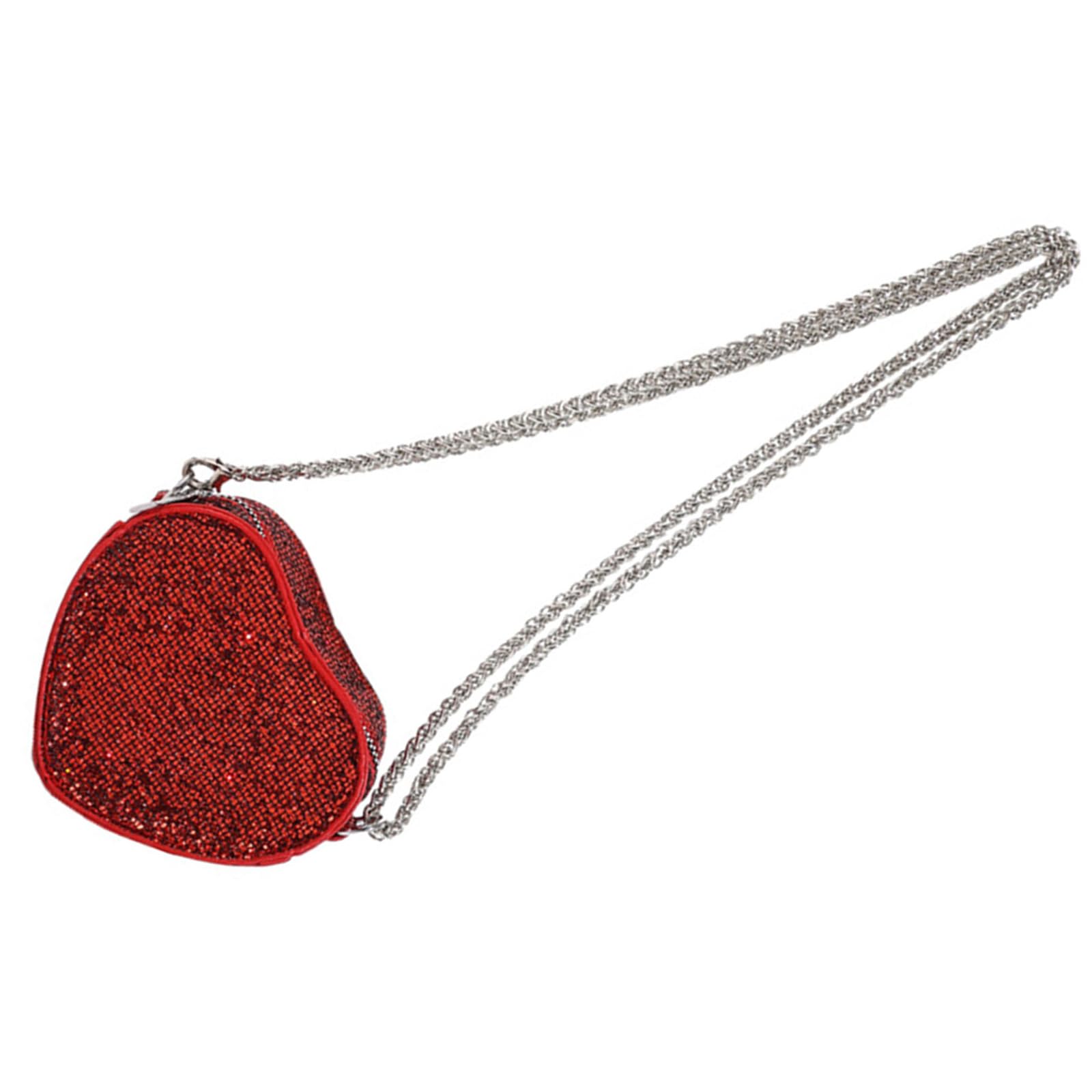 Maxtonser Heart Shaped Glitters Purse with Sparkling Sequins Shoulder Bags Stylish Evening BagS Crossbody Bag for Women and Girls