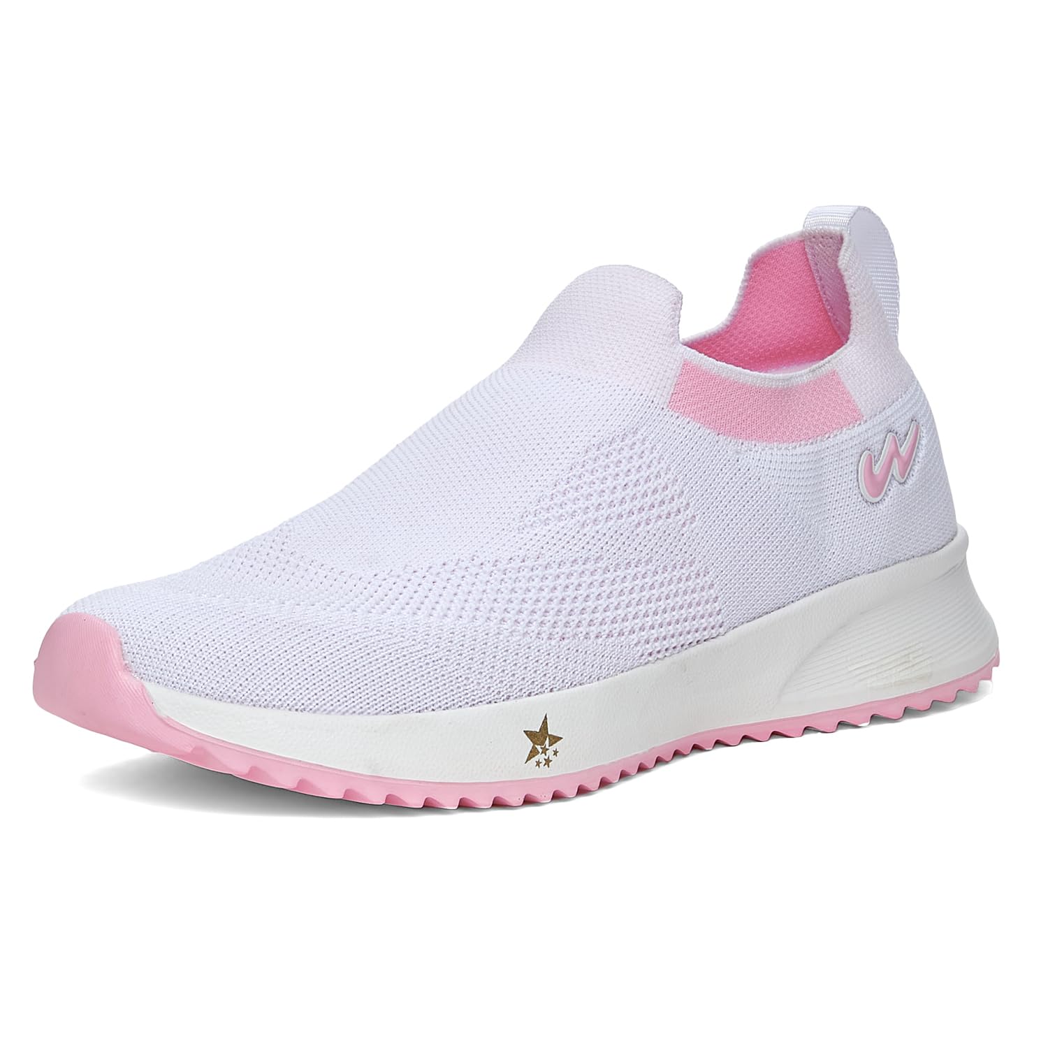 Campus Womens Mason WHT/L.Pink Walking Shoes - 8UK/India 22L-951 (B0DCGDJ2P6) Amazon Price History, Amazon Price Tracker