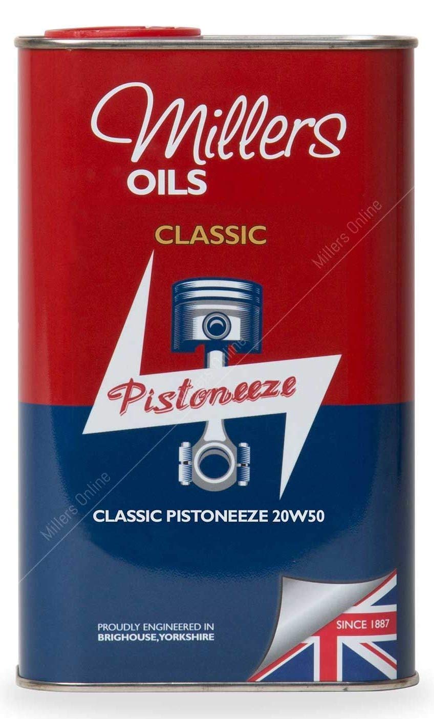Millers Classic Pistoneeze 20w50 Mineral Engine Oil, 1 Litre