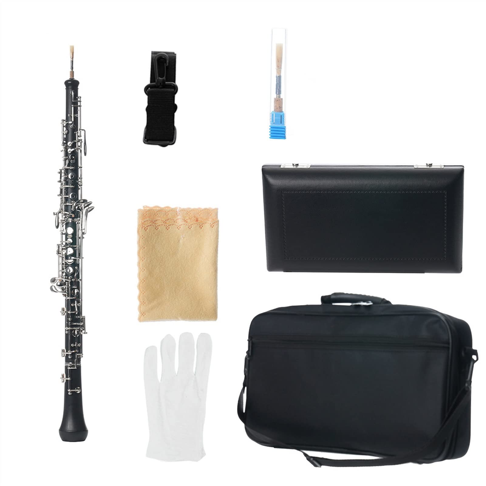 Strumento Oboe Oboe Nichel Placcato Argento in B A B, Adatto per Il Test delle Prestazioni dei Principianti Principiante di Oboe