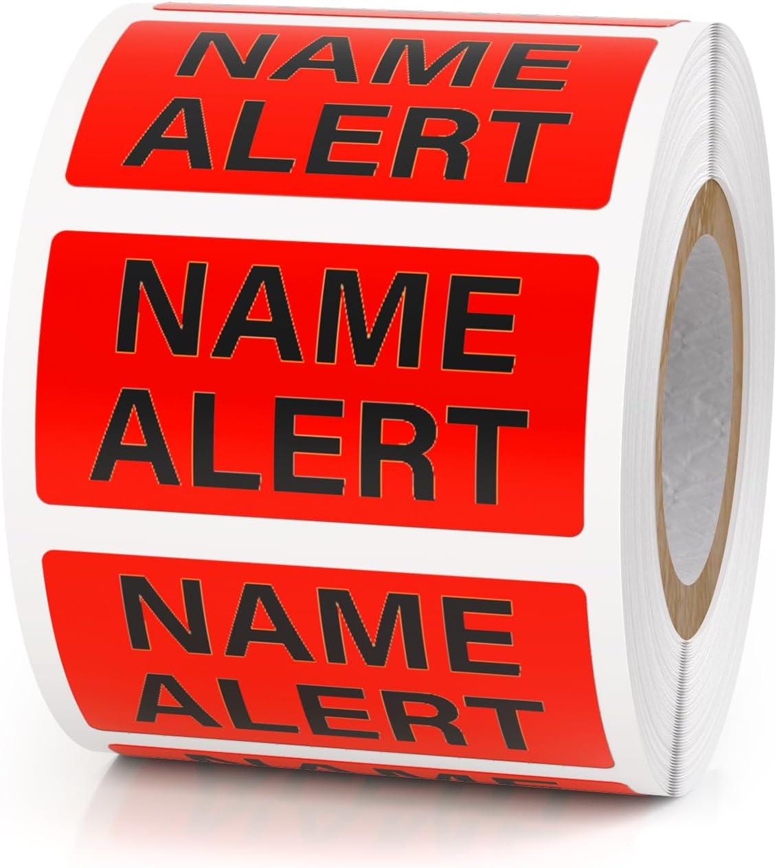 500 PCS Medical Stickers Name Alert 1.5 × 0.7Inch Patient Chart | Doctor Stuff, Name Instruction, Self Adhesive, Removable, Labels for Medical Charts Identification Error Prevention