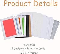 Vista 70 de Kit de impresión de huellas sin tinta, kit de impresión de huellas de perro, kit de impresión de nariz de perro, almohadillas de tinta de tacto