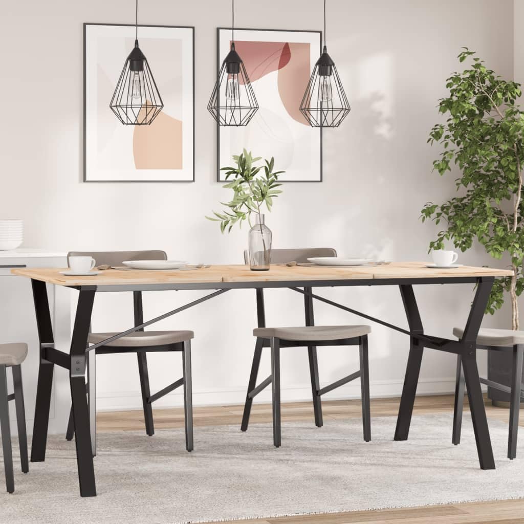 Nogi stołu ze stali Y 160x80x73 cm do jadalni