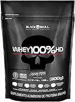 Whey 100% Hd - 900G Refil Cookies e Cream, Black Skull