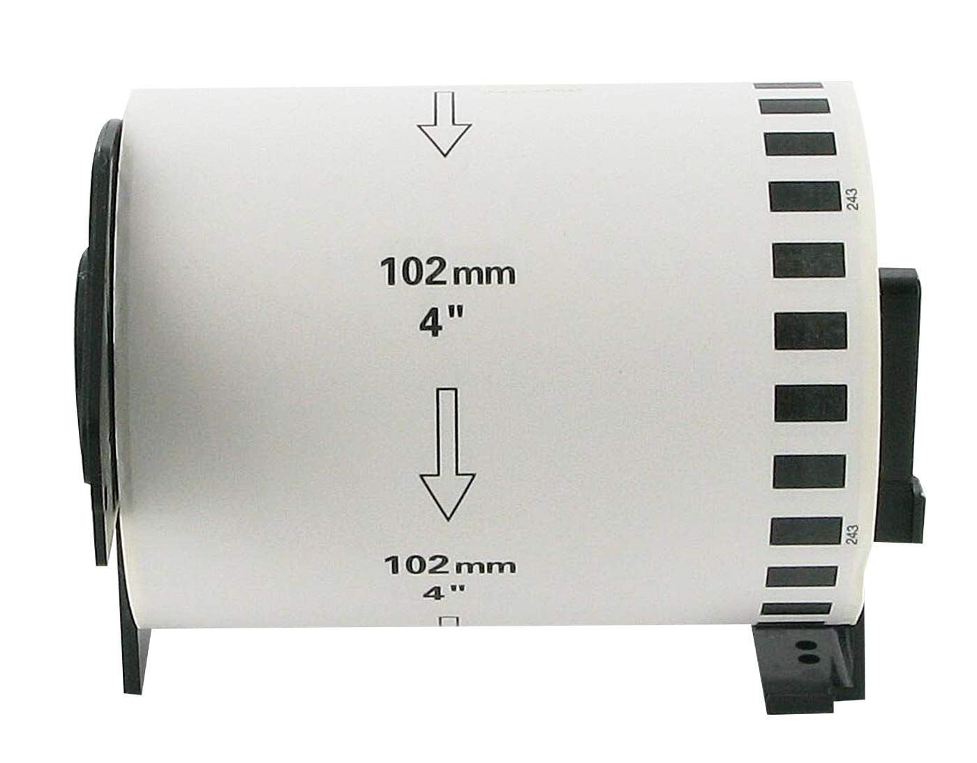 Bubprint 30 Etiketten kompatibel mit Brother DK-22243 102mm x 30,48m