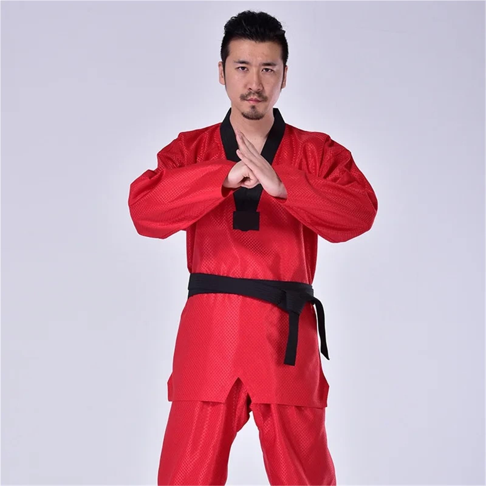 Uniforme de Taekwondo, Traje de Entrenador for Adultos, Karate, Judo, Entrenamiento, Pantalones de competición, Abrigo, Disfraz de Rendimiento for Principiantes