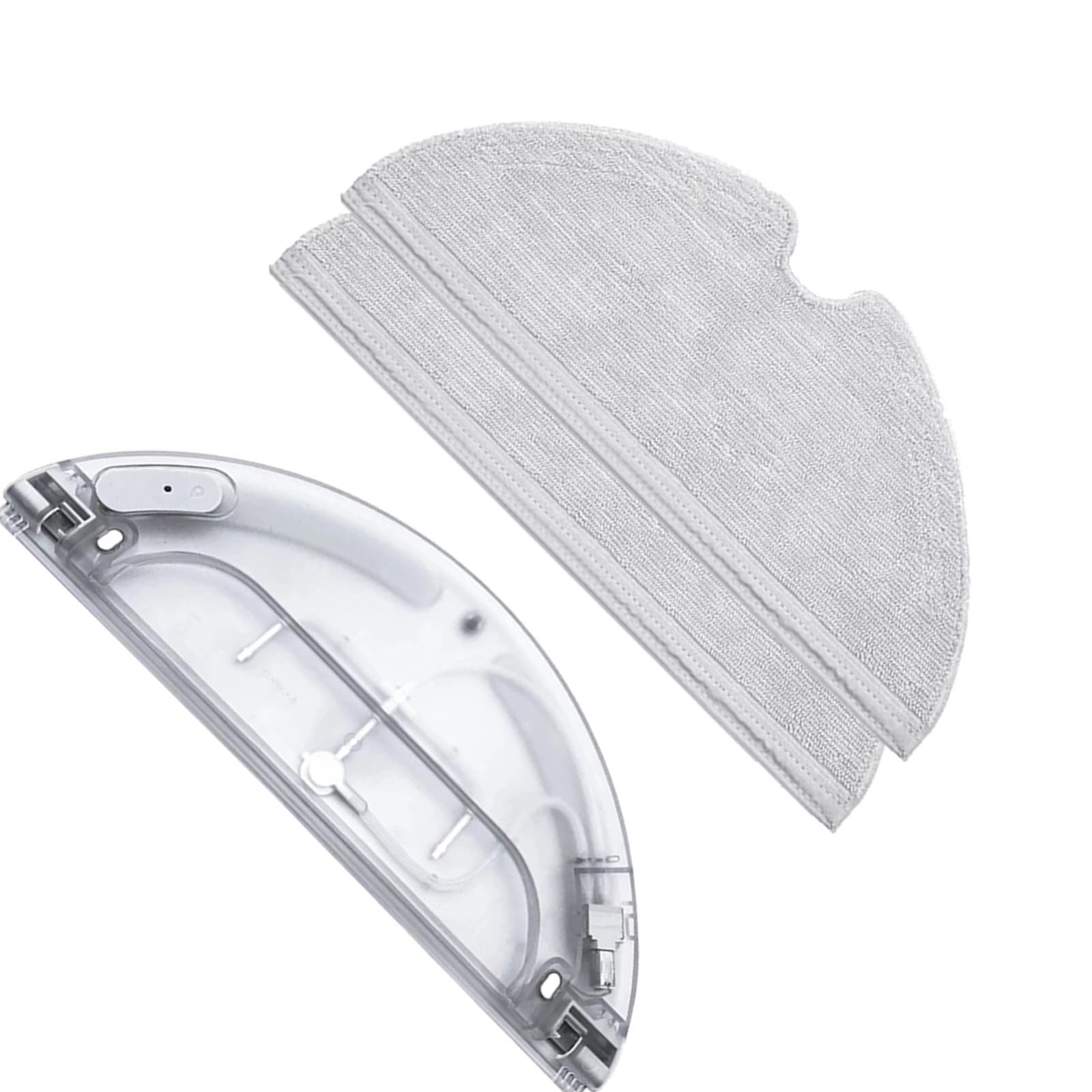 NUCBCULWP Replacement Water Tank Compatible For Mijia， 1C Electric Controll Water Container STYTJ01ZHM Robot Vacuum MOP Cleaner Parts(2pcs)