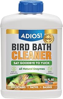 Bird Bath Cleaner for Outdoor Fountains and Bowls, Safely...