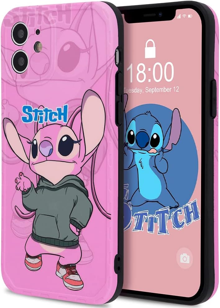 Cusphorn Phone Case for iPhone 12, Cute Cartoon Personalized TPU Protective Durable Shockproof Dropproof Phone Cover Compatible with iPhone 12 (Cartoon 02)